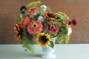 'Bouquet' is an early-blooming cultivar that lives up to its name.