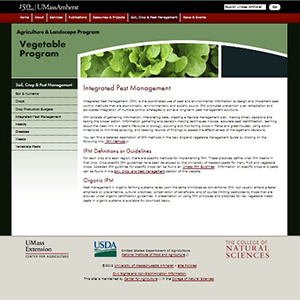 UMASS Amherst, for instance, offers IPM information online.