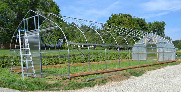 Bobcat Tunnel Kit under construction