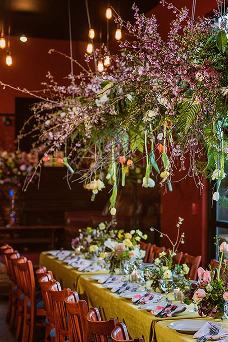 Foam-free installation at the 2019 Whidbey Flower Workshop