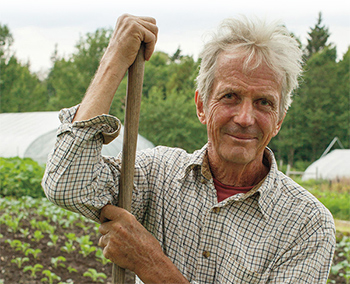 Organic farming pioneer Eliot Coleman.