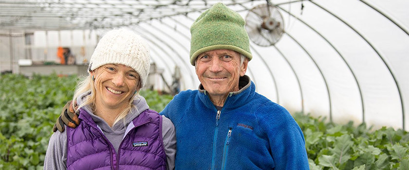 Eliot Coleman & Daughter and Farm Manager Clara Coleman of Four Season Farm