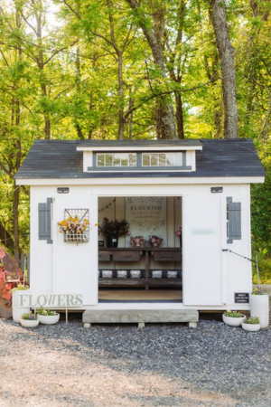 Farmstand at Flourish Flower Farm