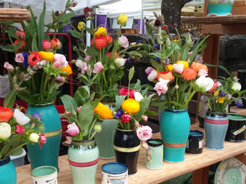 Melissa, of Howl & Whistle says, 'I like to help people understand that I'm the person who grew this flower.' 