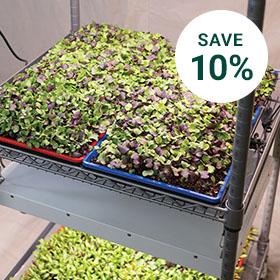 Johnny's Modular LED Grow Light Cart