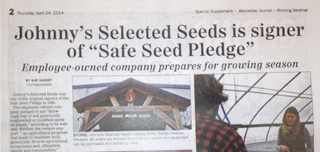 News about Johnny's Selected Seeds