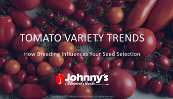 Tomato Variety Trends: How Breeding Influences Your Seed Selection Webinar Recap/Slideshow • 29-pp PDF