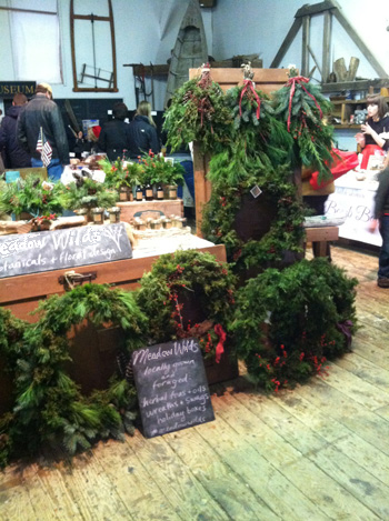 Wreath workshop at Meadow Wilds in New Paltz, NY
