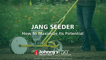 Jang Seeder: How to Maximize Its Potential Webinar Recap/Slide Deck • 28-pp PDF