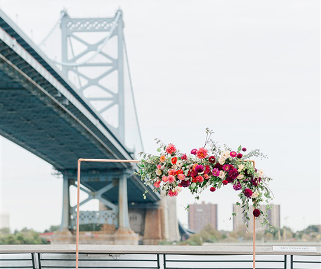 Philadelphia weddingscape by Jig-Bee Flower Farm